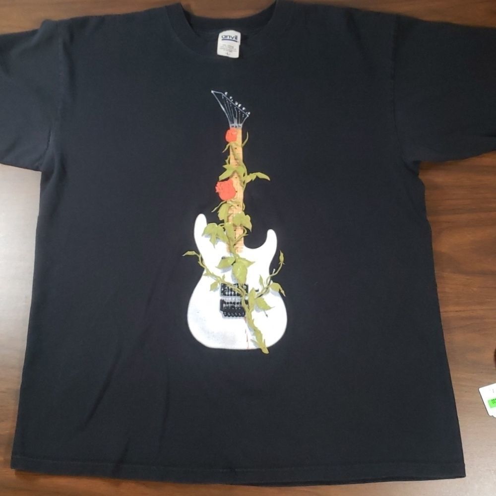 Trans-Siberian Orchestra Guitar Rose‎ T-Shirt L